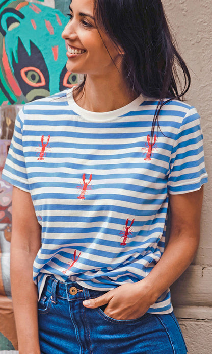 LOBSTER- Stripe Tee