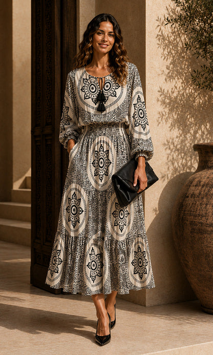 LOVE- Embellished Midi