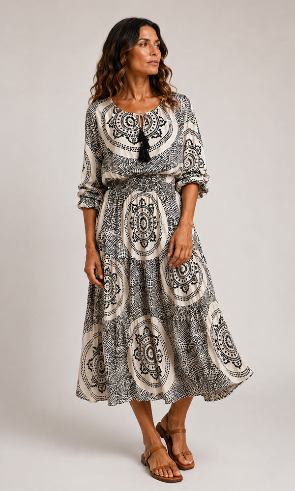 LOVE- Embellished Midi