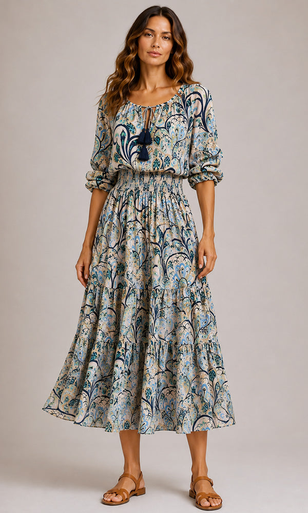 LOVE- Embellished Midi