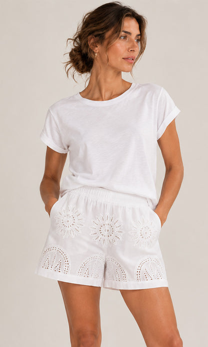 BLISS- Embroidered Short
