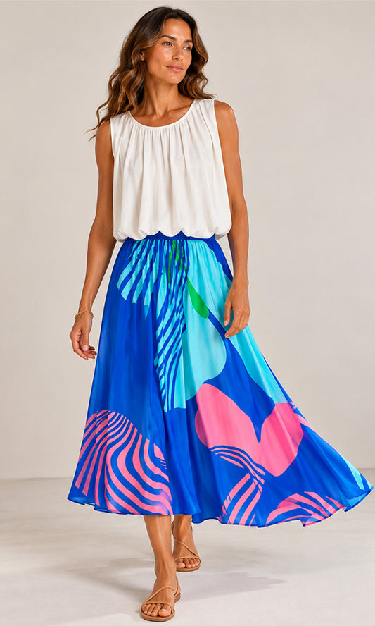 PAPPI- Floral Maxi Skirt