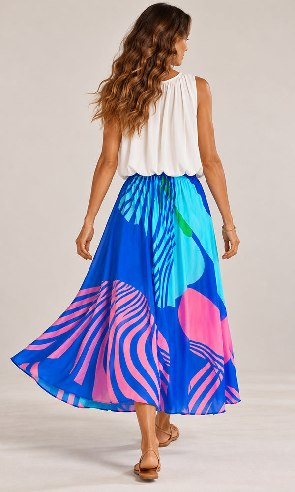 PAPPI- Floral Maxi Skirt