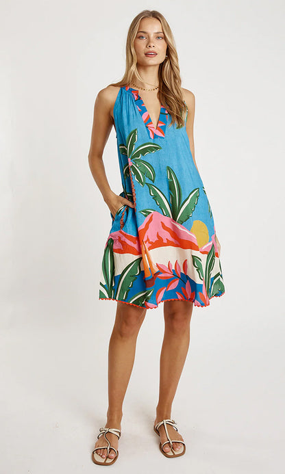 PACIFIC- Printed Sundress