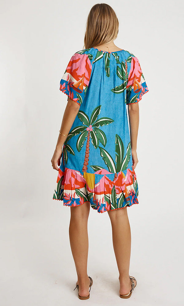 PACIFIC- Shirred Sundress