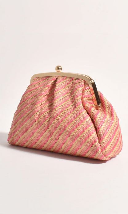 PAILLE- Woven Clutch