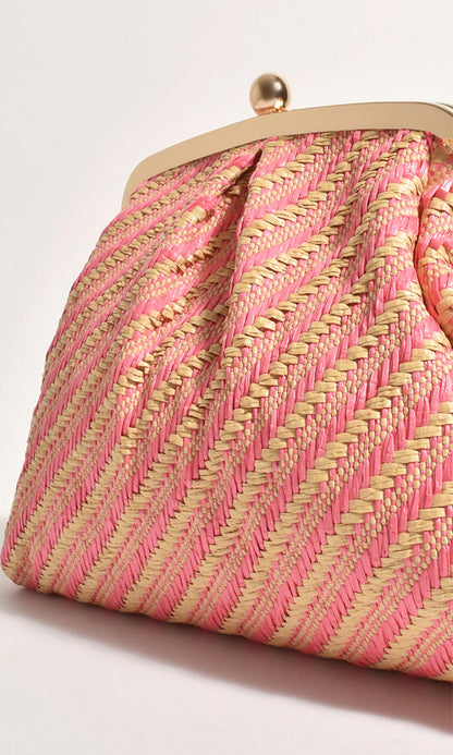 PAILLE- Woven Clutch