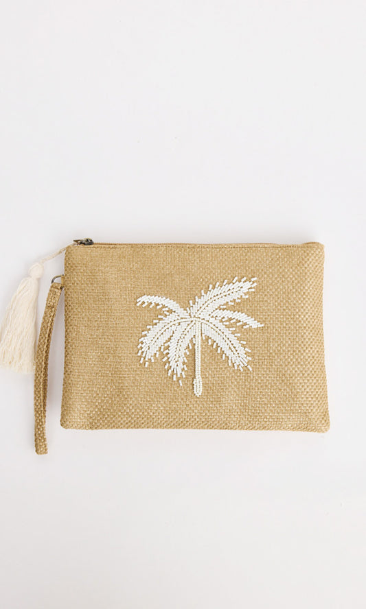 DISCO- Beaded Clutch