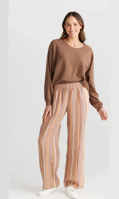 shanti souk pants santal stripe