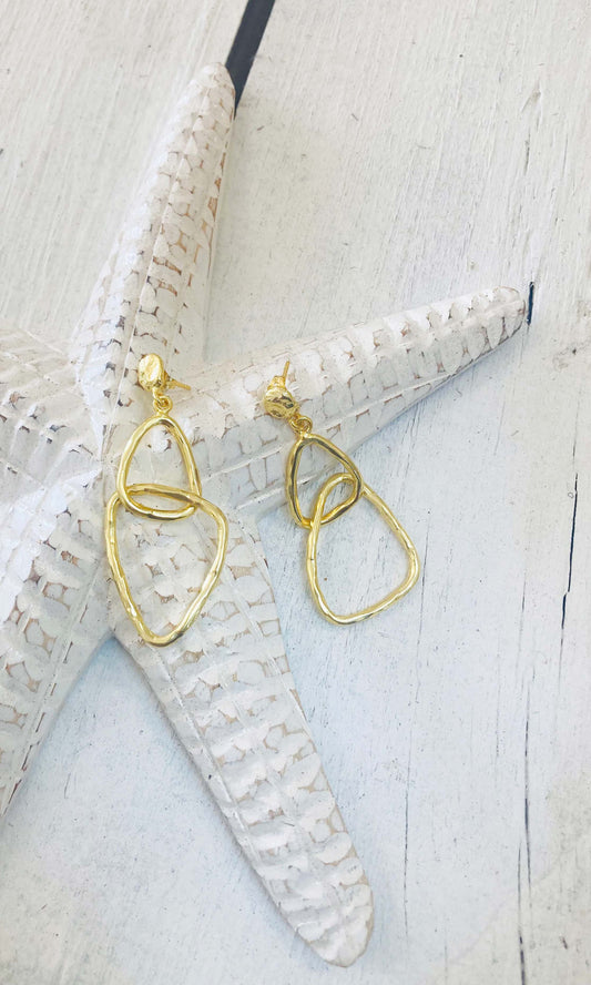 INTERLACE- Triangles Earrings