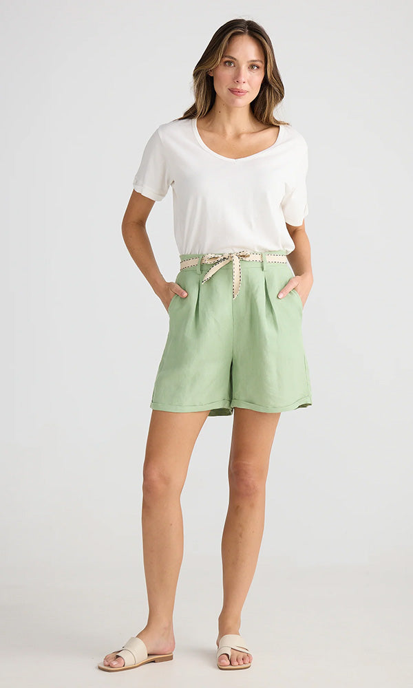 POSI- Linen Blend Shorts