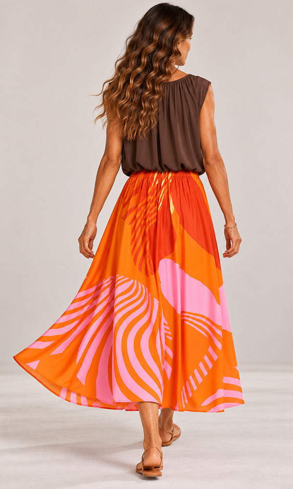 PAPPI- Floral Maxi Skirt