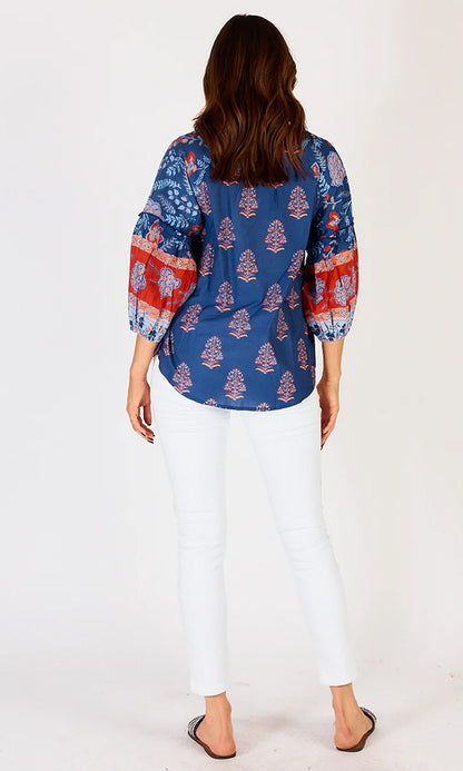 RAINA- Block Print Top