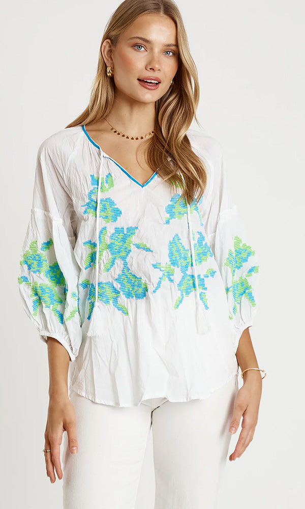 ROSA- Embroided Shirt