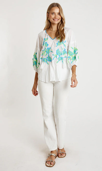 ROSA- Embroided Shirt