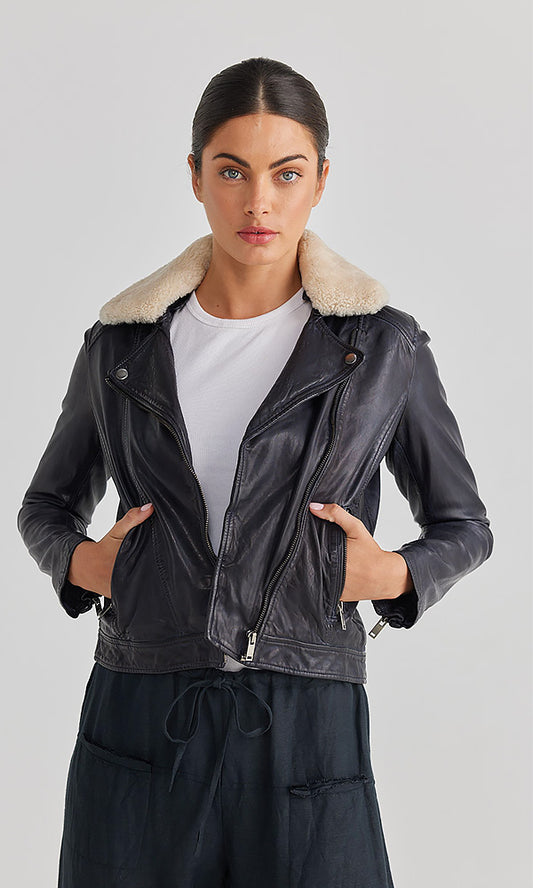 ROSETTA- Leather Jacket