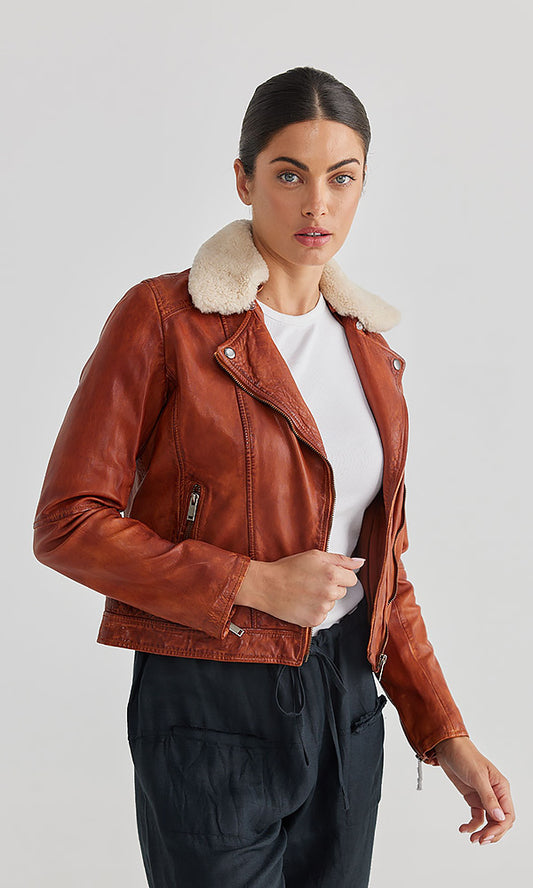 ROSETTA- Leather Jacket