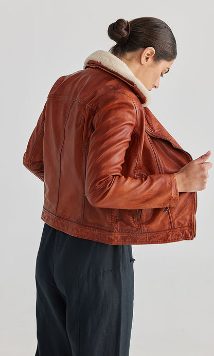 ROSETTA- Leather Jacket