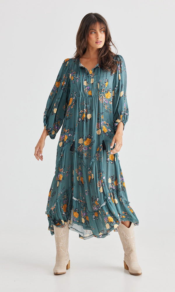 BRINA- Handkerchief Maxi