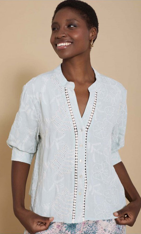 ALIE- Embroidered Shirt