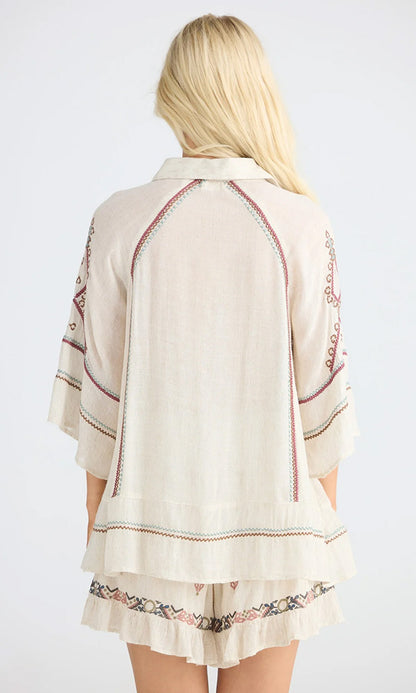 ITHIKA- Embroidered Shirt