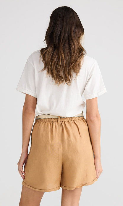 POSI- Linen Blend Shorts