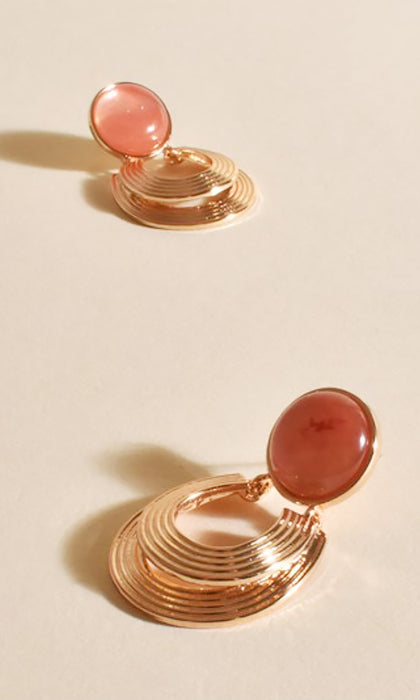 STONE TOP- Event Earrings