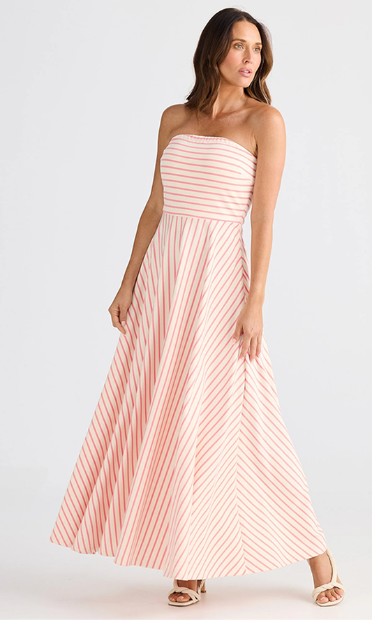 ANDIE- Striped Strapless