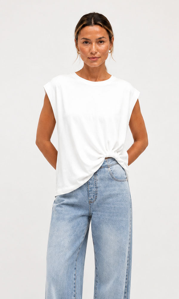 ABBI- Side Detail Tee