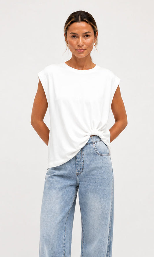 ABBI- Side Detail Tee