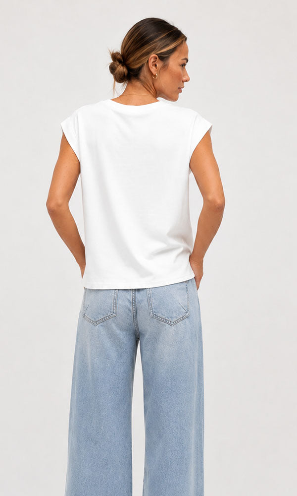 ABBI- Side Detail Tee