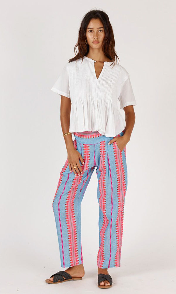 VIVIENNE- Pleated Top