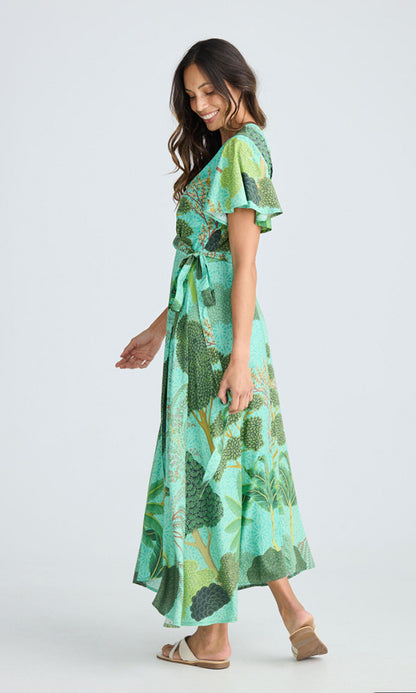 TROPICS- Wrap Dress