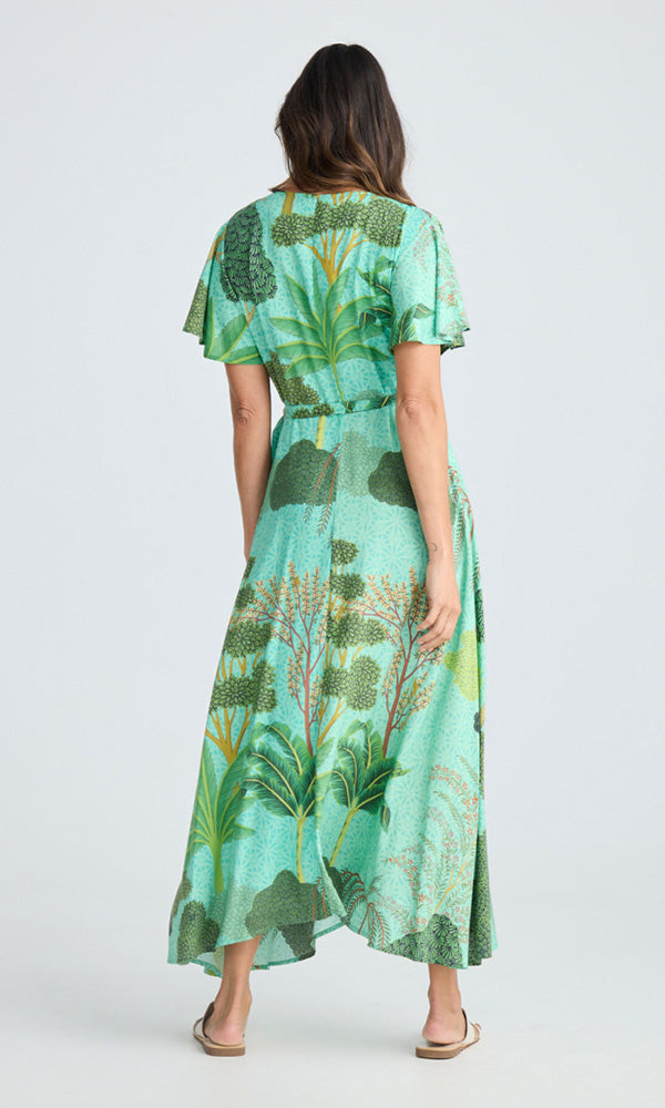 TROPICS- Wrap Dress