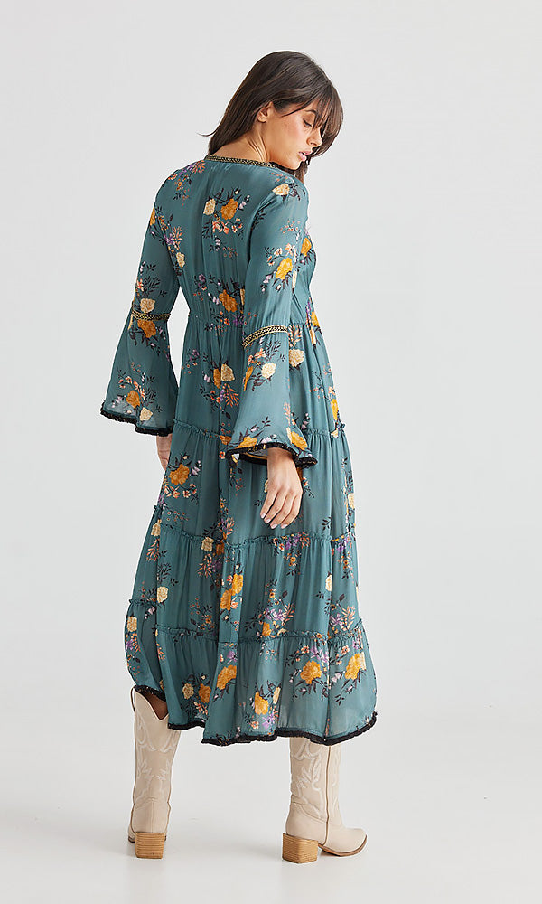 ZELDA- Floral Maxi