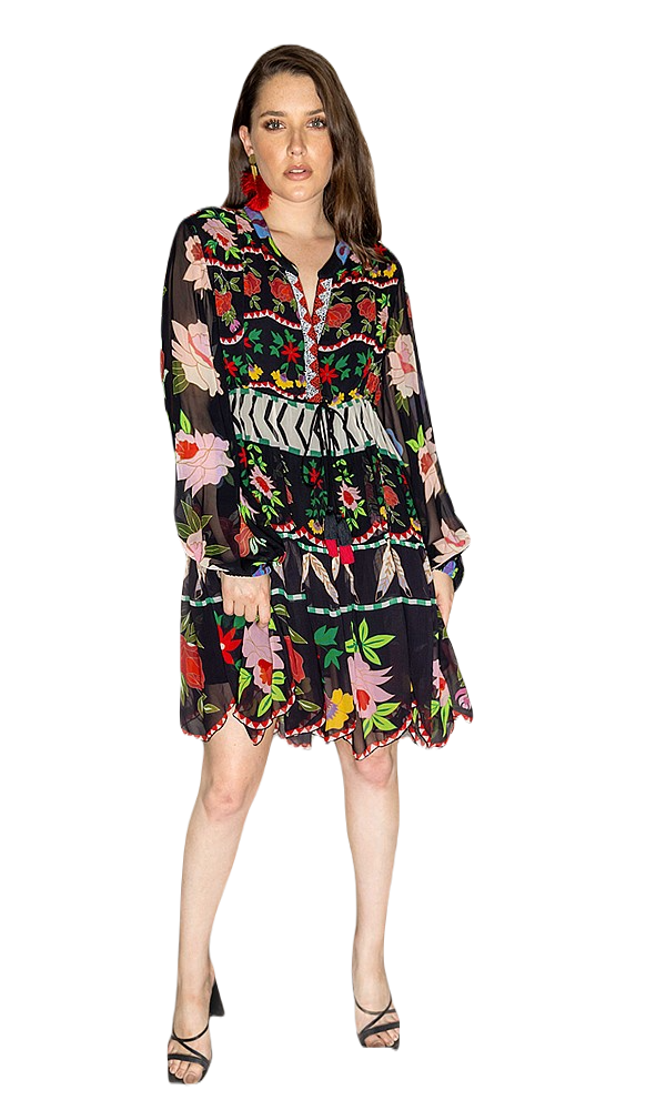 FRIDA- Tunic Floral Dress