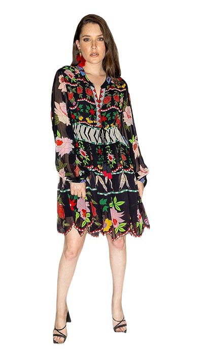 FRIDA- Tunic Floral Dress