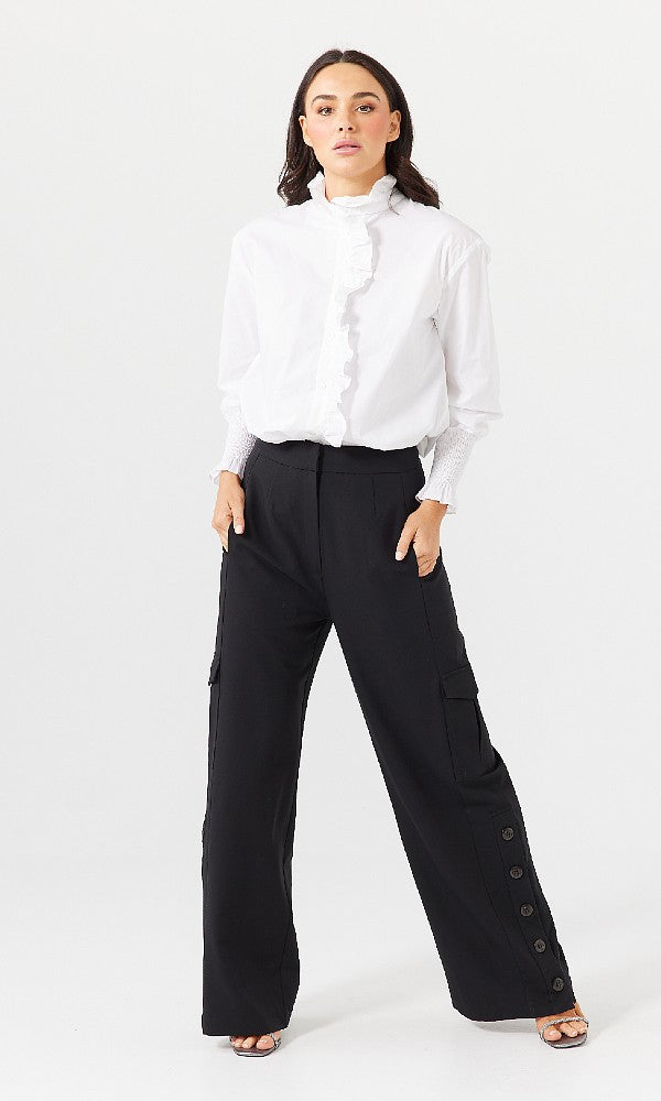 BENNY- Side Button Pants