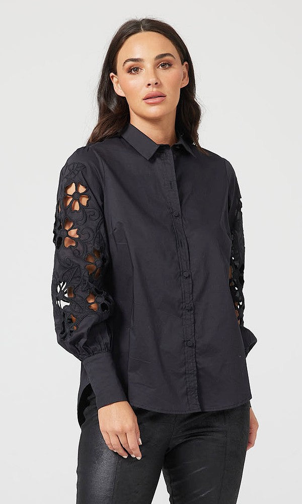 VICKI- Embroidered Shirt