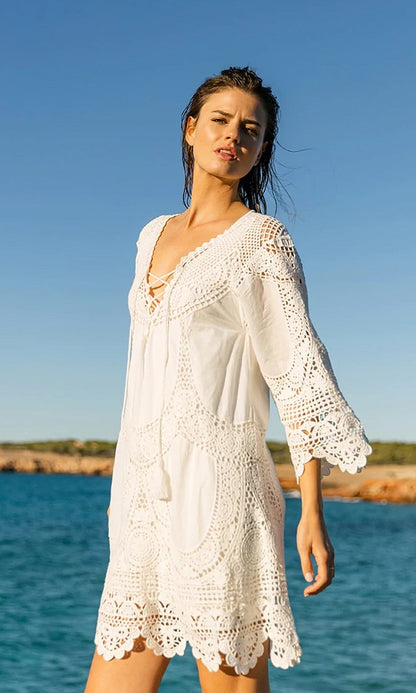 YAMBA- Embroidered Dress