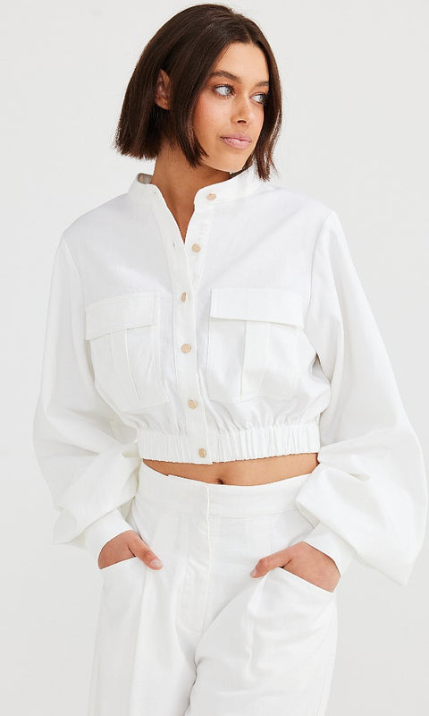 CLEMEN- Crop Shirt