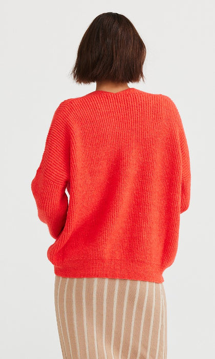 HEART- V-Neck Cardigan
