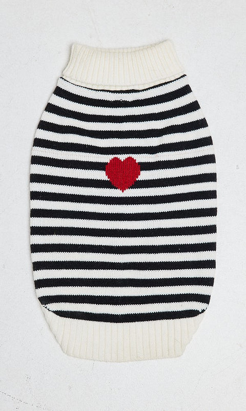 BESTIE- Stripe Knit Jacket