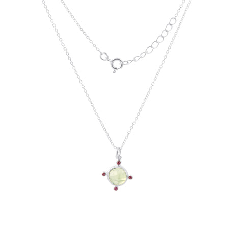 XN2106S- Oval Pendant Necklace