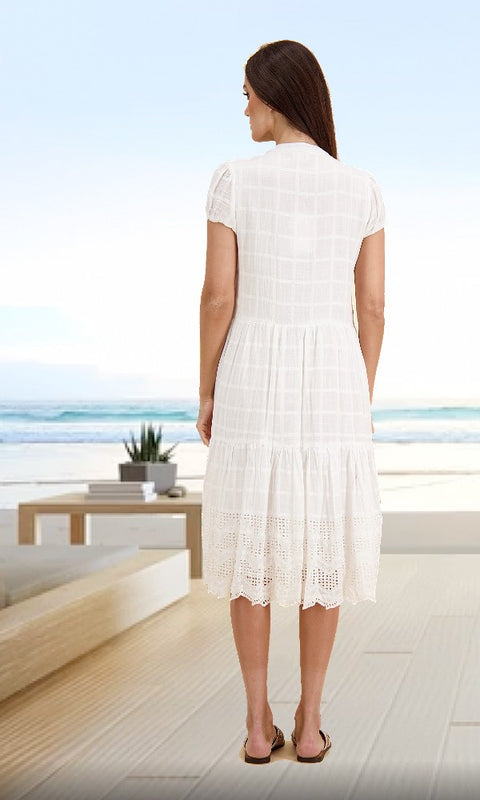 BAY- Embroidered Midi Dress