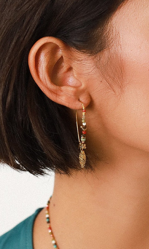 ROMANE- Hook Earrings