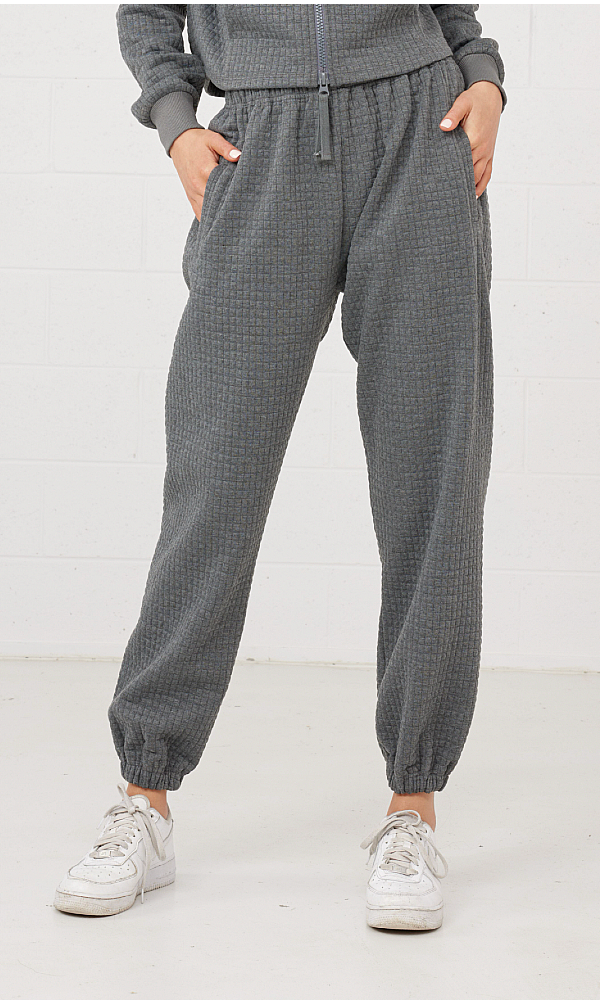 ERRIA- Quilted Trackpants